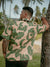 Pop-Up Mākeke - Lexbreezy Hawai'i - Men's Aloha Shirt - Kalo in Green - Back View
