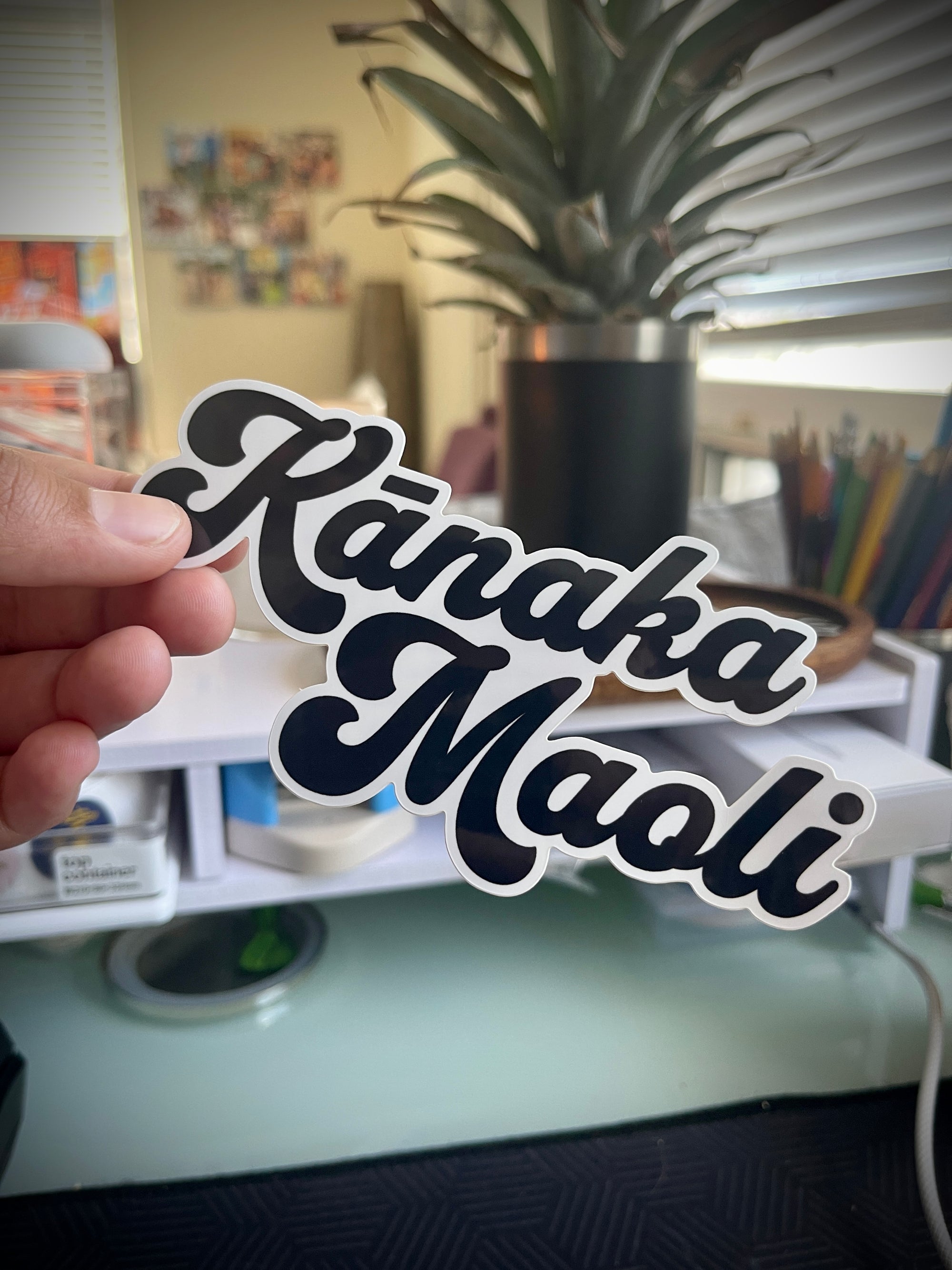 Pop-Up Mākeke - Mahea Leah - Kanaka Maoli Sticker