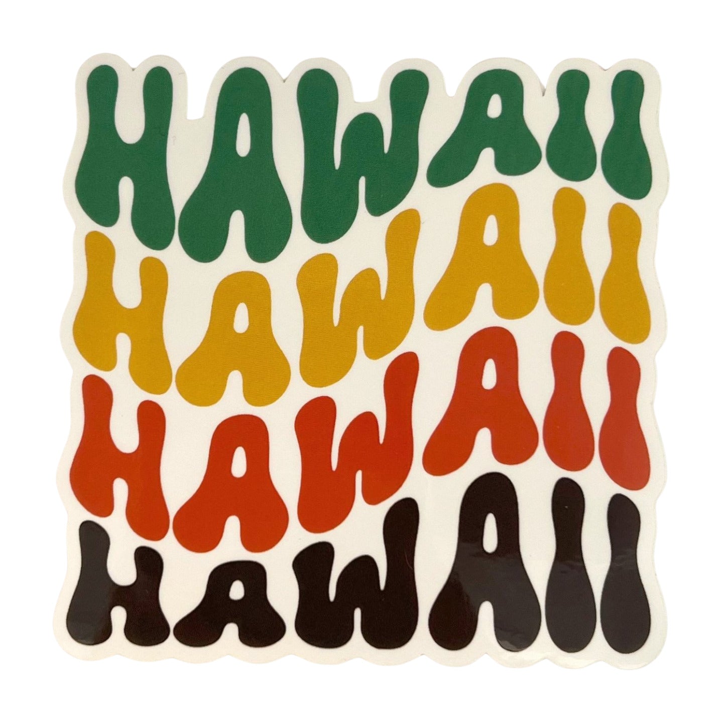Pop-Up Mākeke - Mahea Leah - Stacked Hawaii Sticker