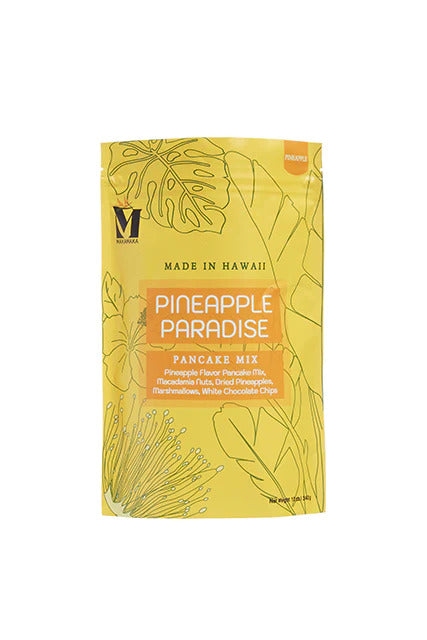 Pop-Up Mākeke - Makamaka Snacks - Pineapple Paradise Pancake Mix - Front View