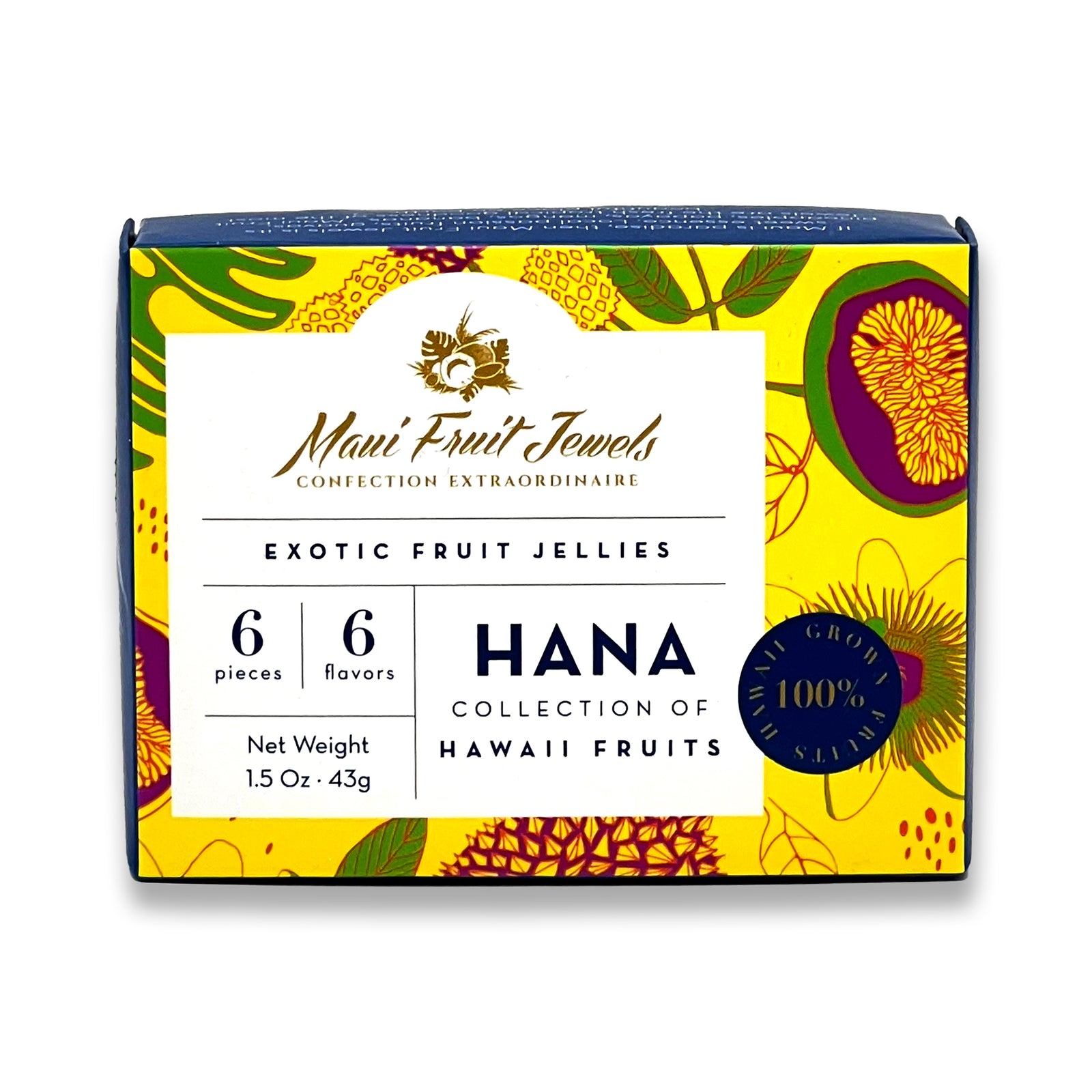 Pop-Up Mākeke - Maui Fruit Jewels - Exotic Fruit Jellies - Hana - Front View