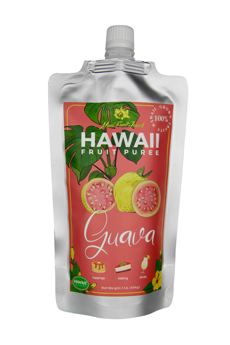 Pop-Up Mākeke - Maui Fruit Jewels - Hawaii Guava Fruit Puree - Front View