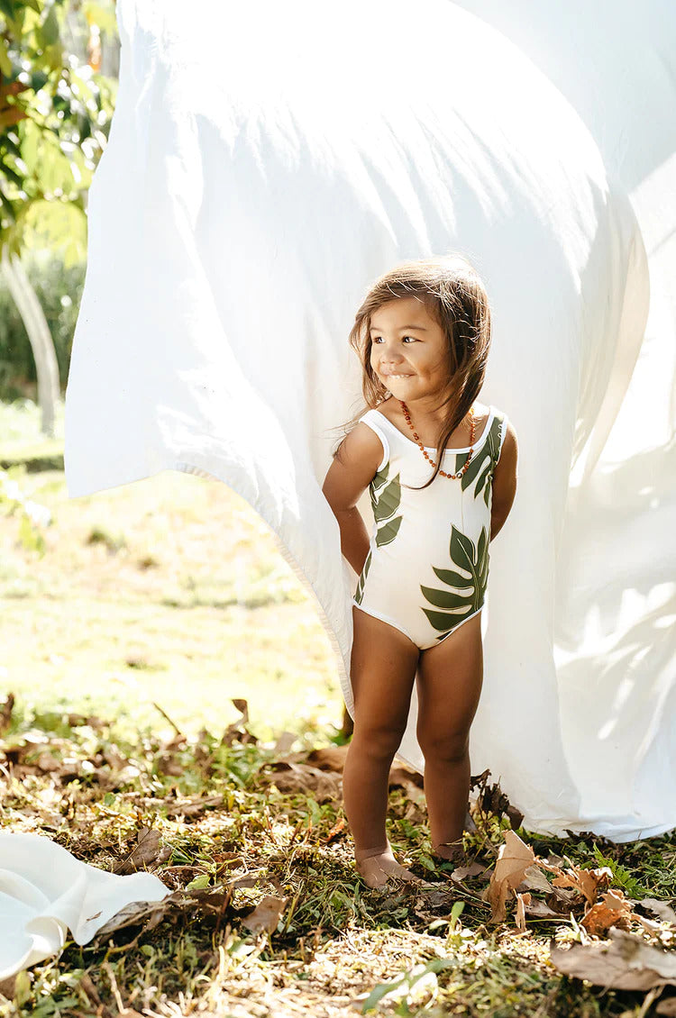 Pop-Up Mākeke - Onepaʻa Hawaiʻi - Ulūlu Kid's Swimsuit