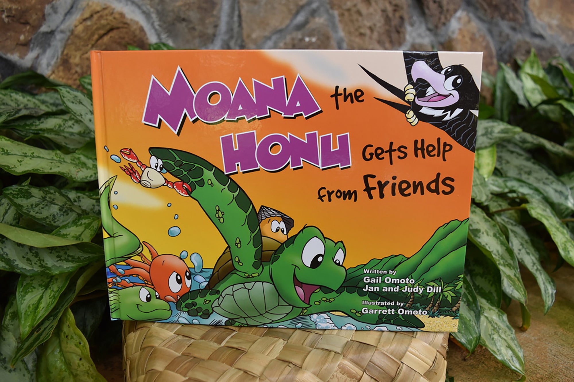 Pop-Up Mākeke - Partners in Development Foundation - Moana the Honu Gets Help from Friends Children's Book - Front View