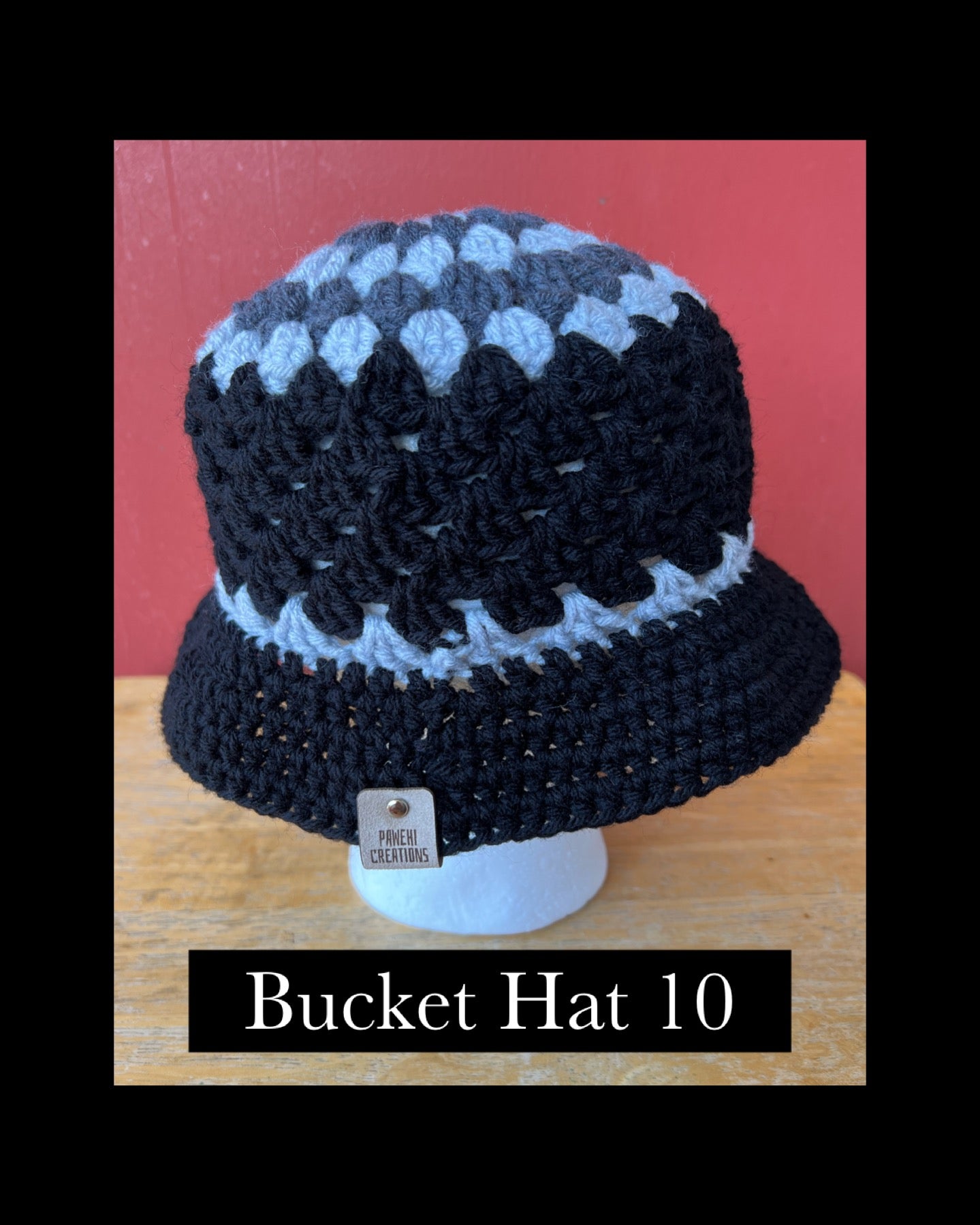 Pop-Up Mākeke - Pawehi Creations - Crochet Bucket  Hat - Style #10