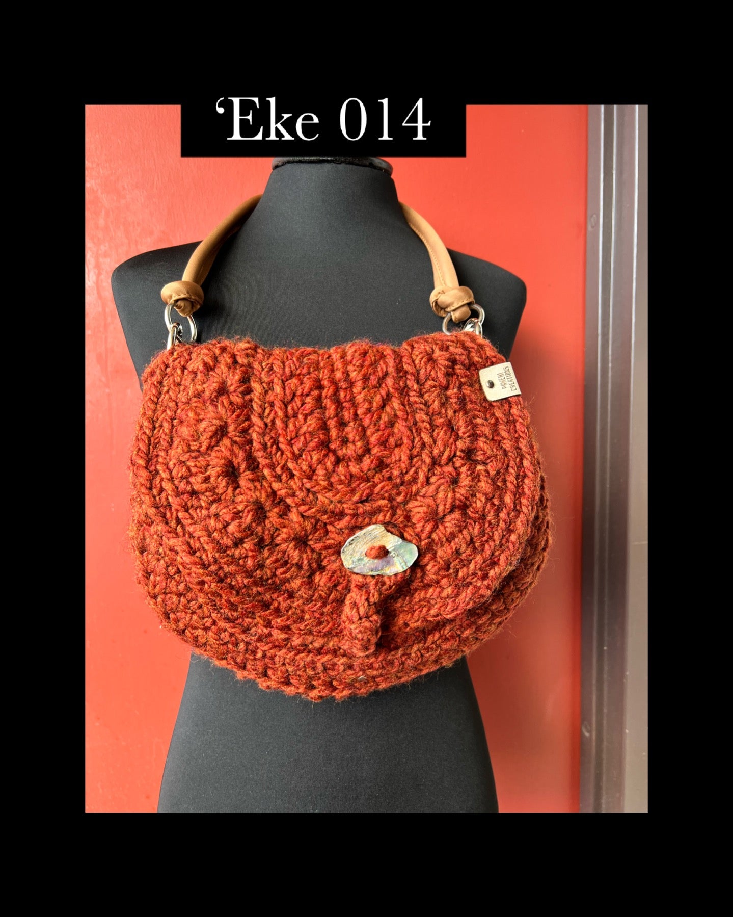 Pop-Up Mākeke - Pawehi Creations - Crochet Purse - ʻEke #014