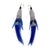 Pop-Up Mākeke - Pawehi Creations - Hulu Kamoe Earrings - Style #12 - Front View