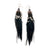 Pop-Up Mākeke - Pawehi Creations - Hulu Kamoe Earrings - Style #13 - Front View