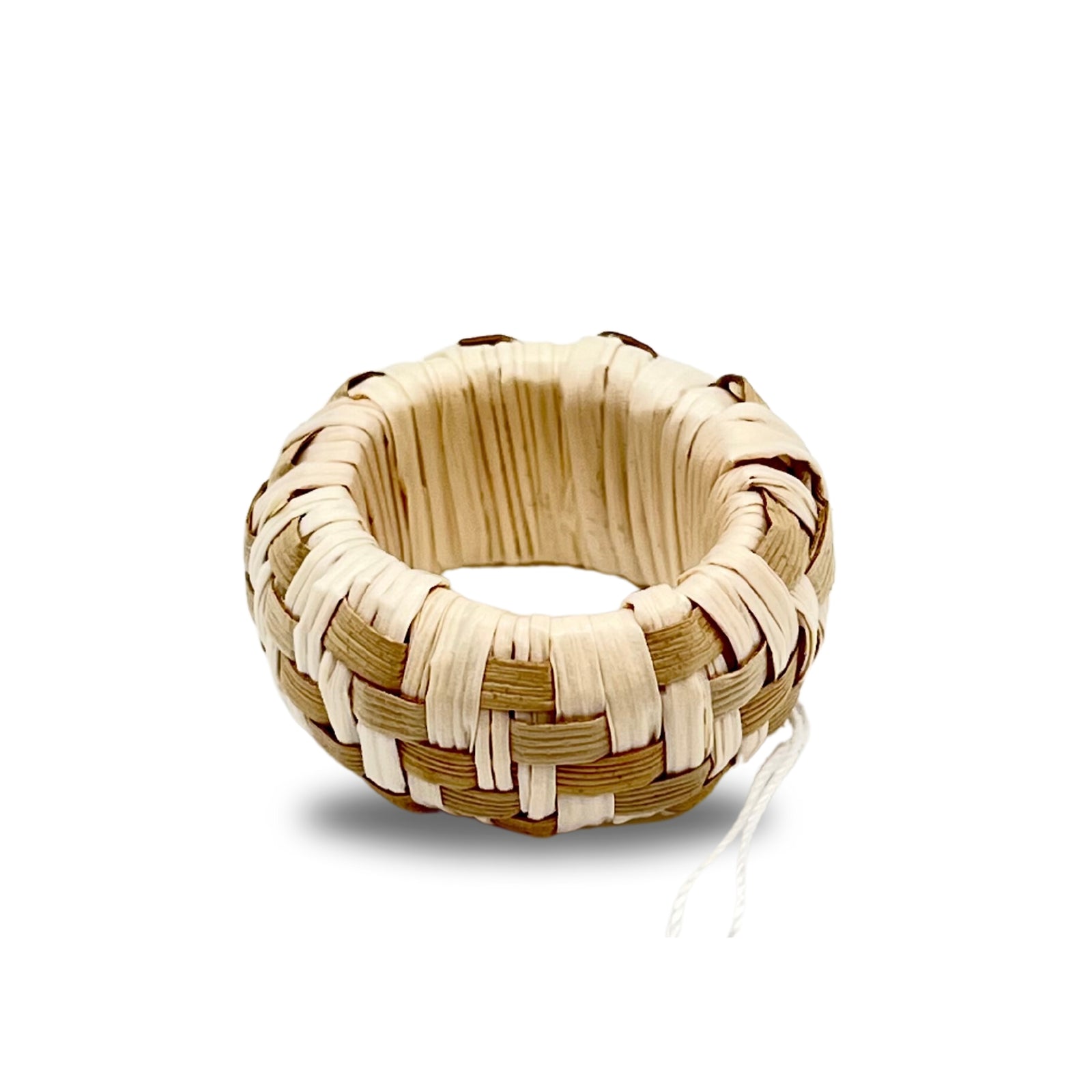 Pop-Up Mākeke - Pawehi Creations - Lauhala Barrel Ring - Style #17