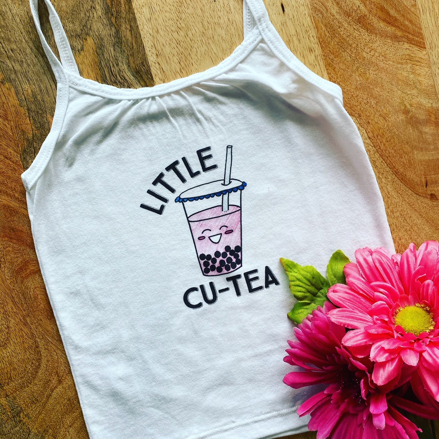 Pop-Up Mākeke - Sal Terrae - Little Cu-Tea Short Sleeve Toddler T-Shirt