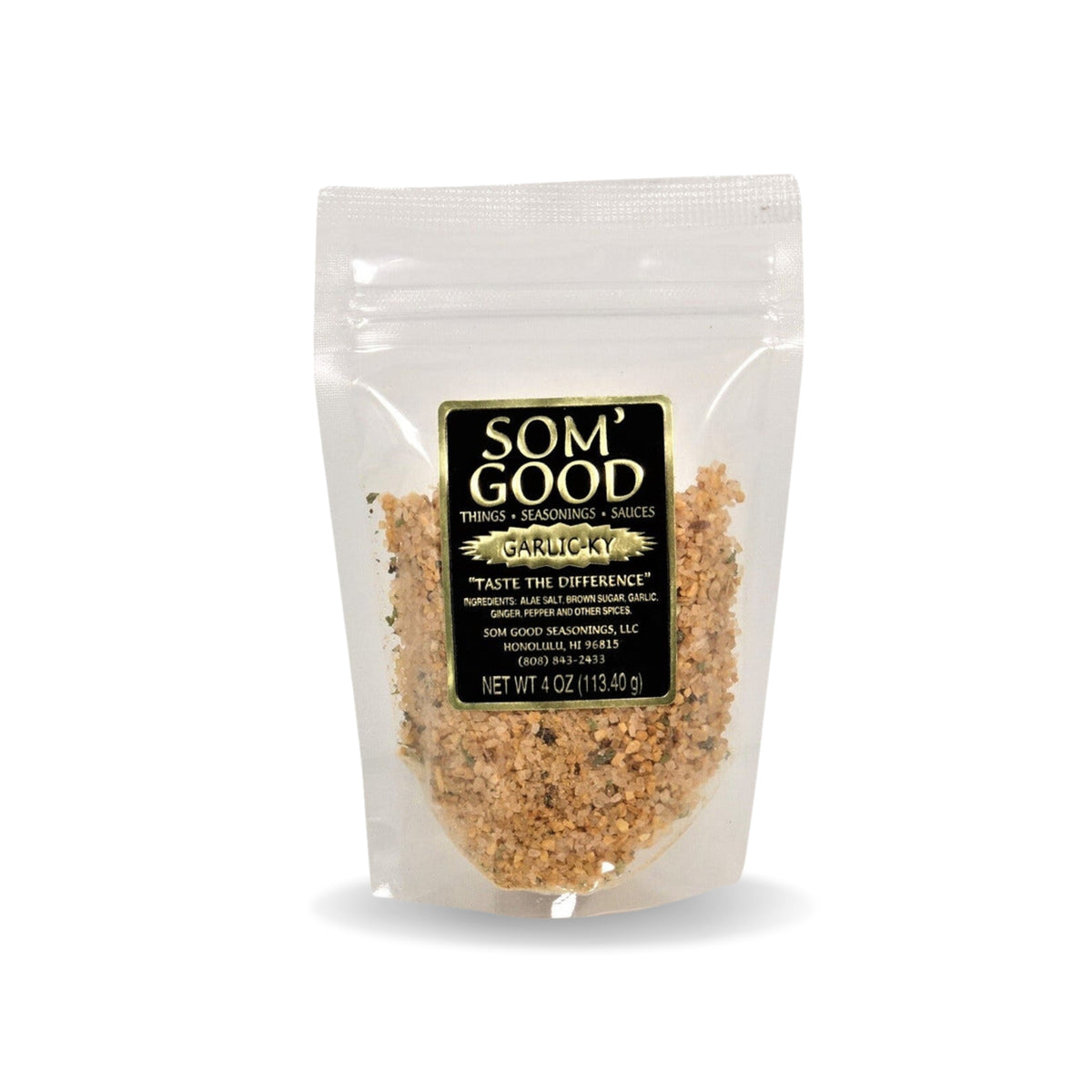 Pop-Up Mākeke - Som Good Seasonings - Som&#39; Good Garlic-ky Alae Salt Seasoning