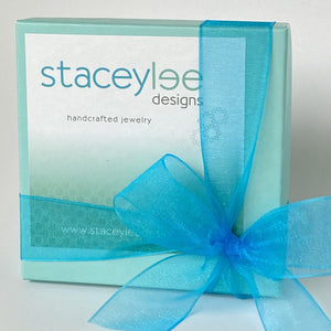 Pop-Up Mākeke - Stacey Lee Designs - Aloha Sterling Silver Necklace - White Freshwater Pearls - In Gift Box