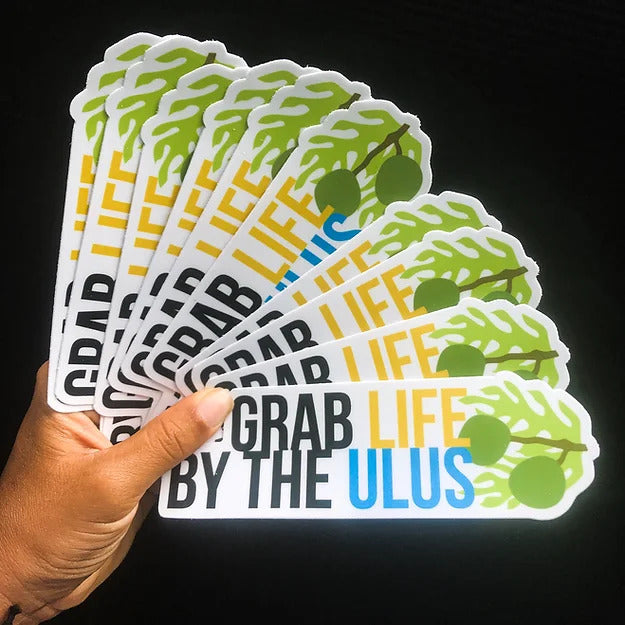 Pop-Up Mākeke - Ulus to Ulus - Grab Life By The Ulus Sticker