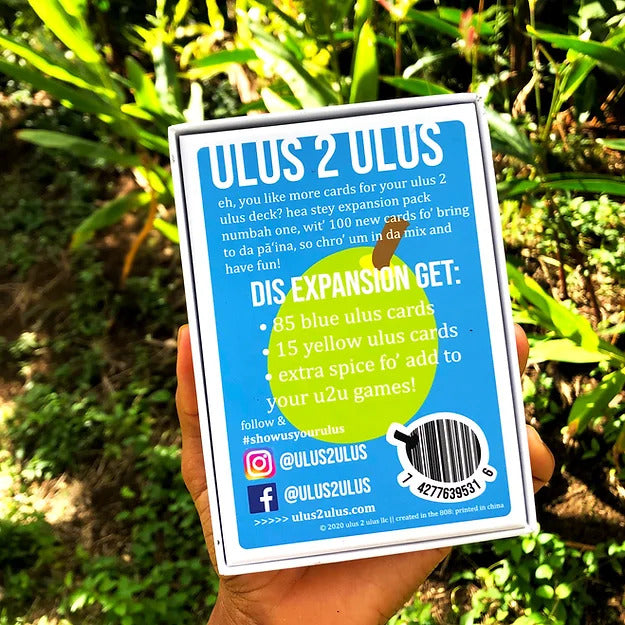Pop-Up Mākeke - Ulus to Ulus Local Card Game Expansion Pack - Back View