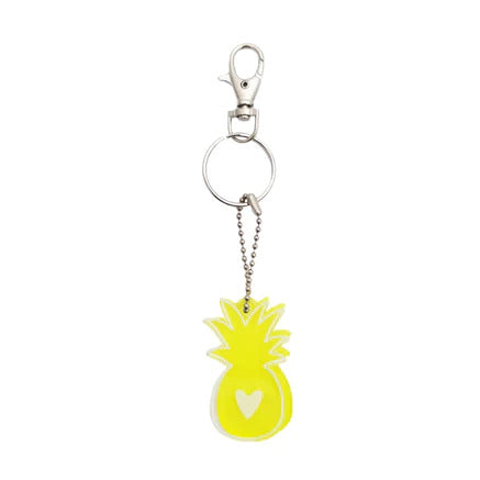 Pop-Up Mākeke - Workshop 28 HI - Pineapple Love Acrylic Keychain - Lemon