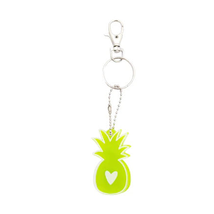Pop-Up Mākeke - Workshop 28 HI - Pineapple Love Acrylic Keychain - Lime
