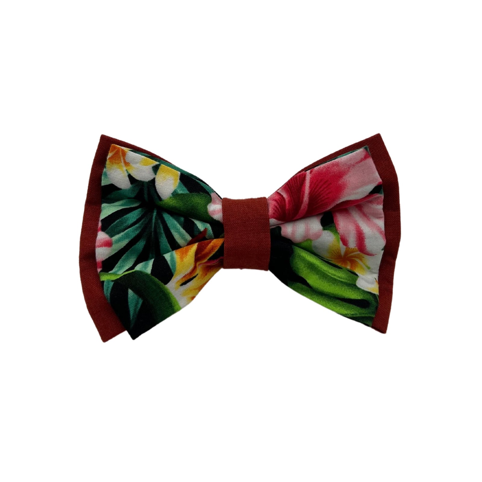 Small Double Bow Tie - Red