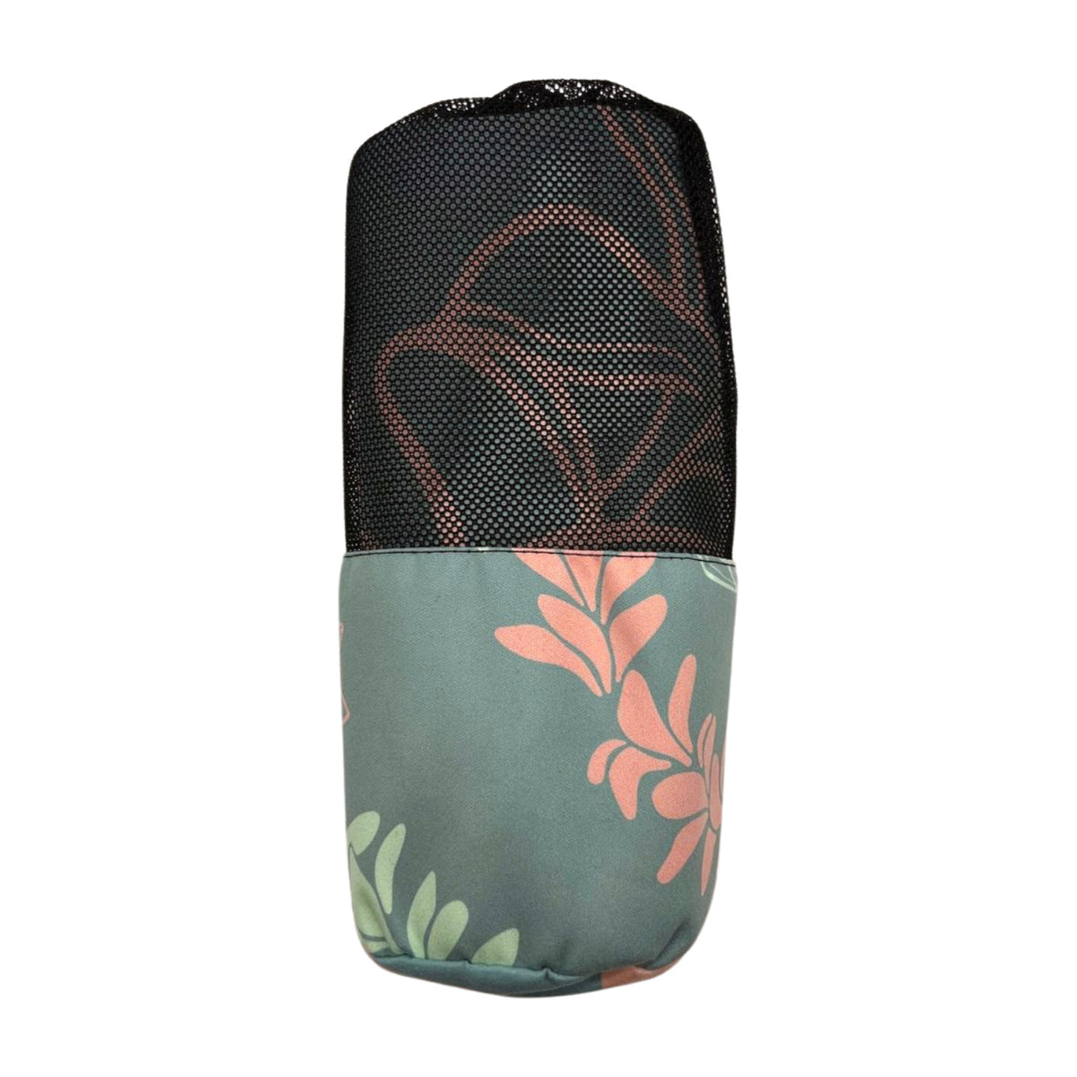 Pop-Up Mākeke Lei&#39;ohu Designs - Microfiber Beach Towel - Groovy Pua Melia - Front View
