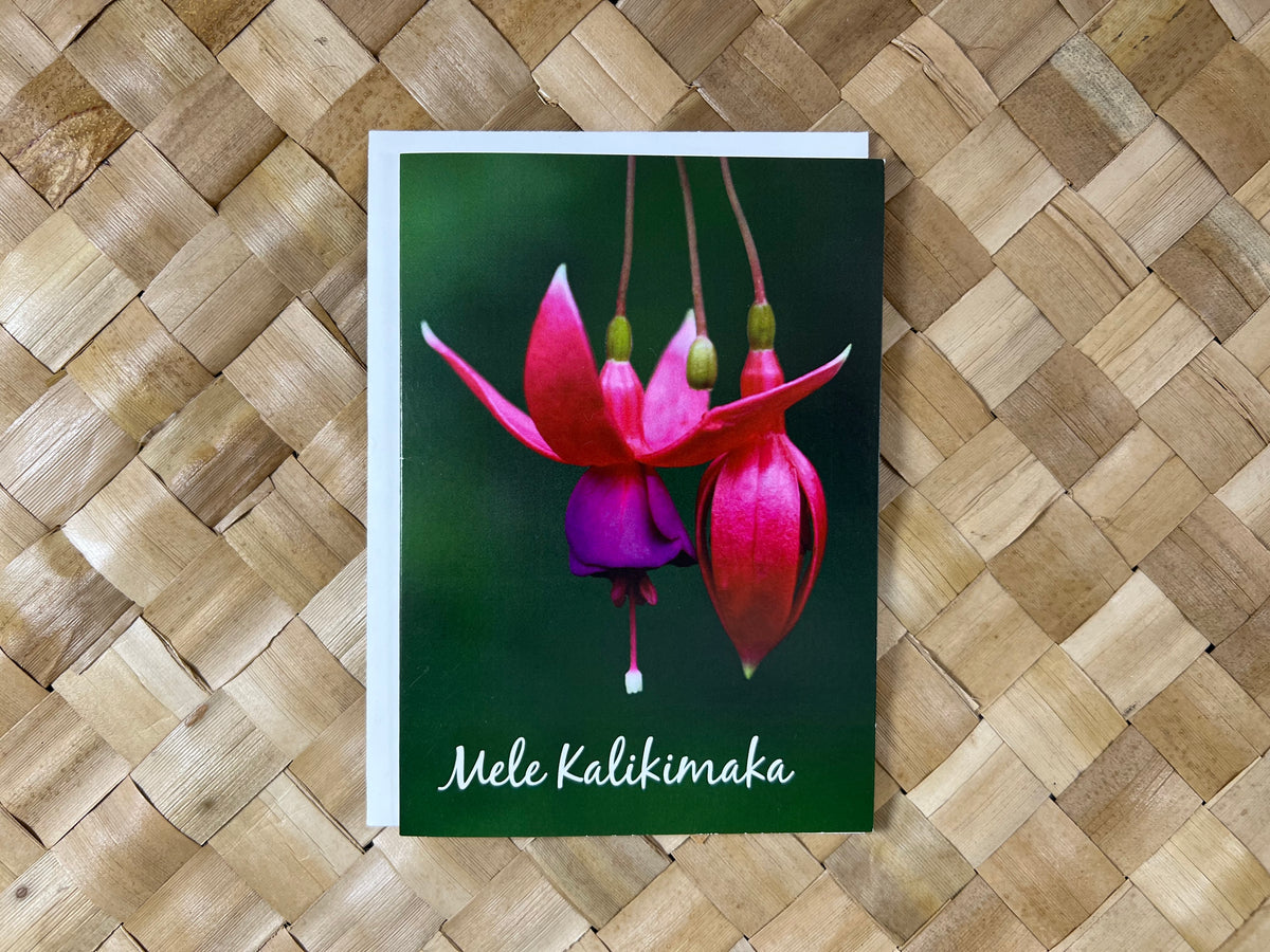 Mele Kalikimaka Card Set - Fuchsia