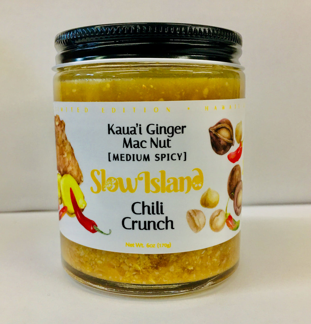 Kaua’i Ginger Mac Nut Chili Crunch