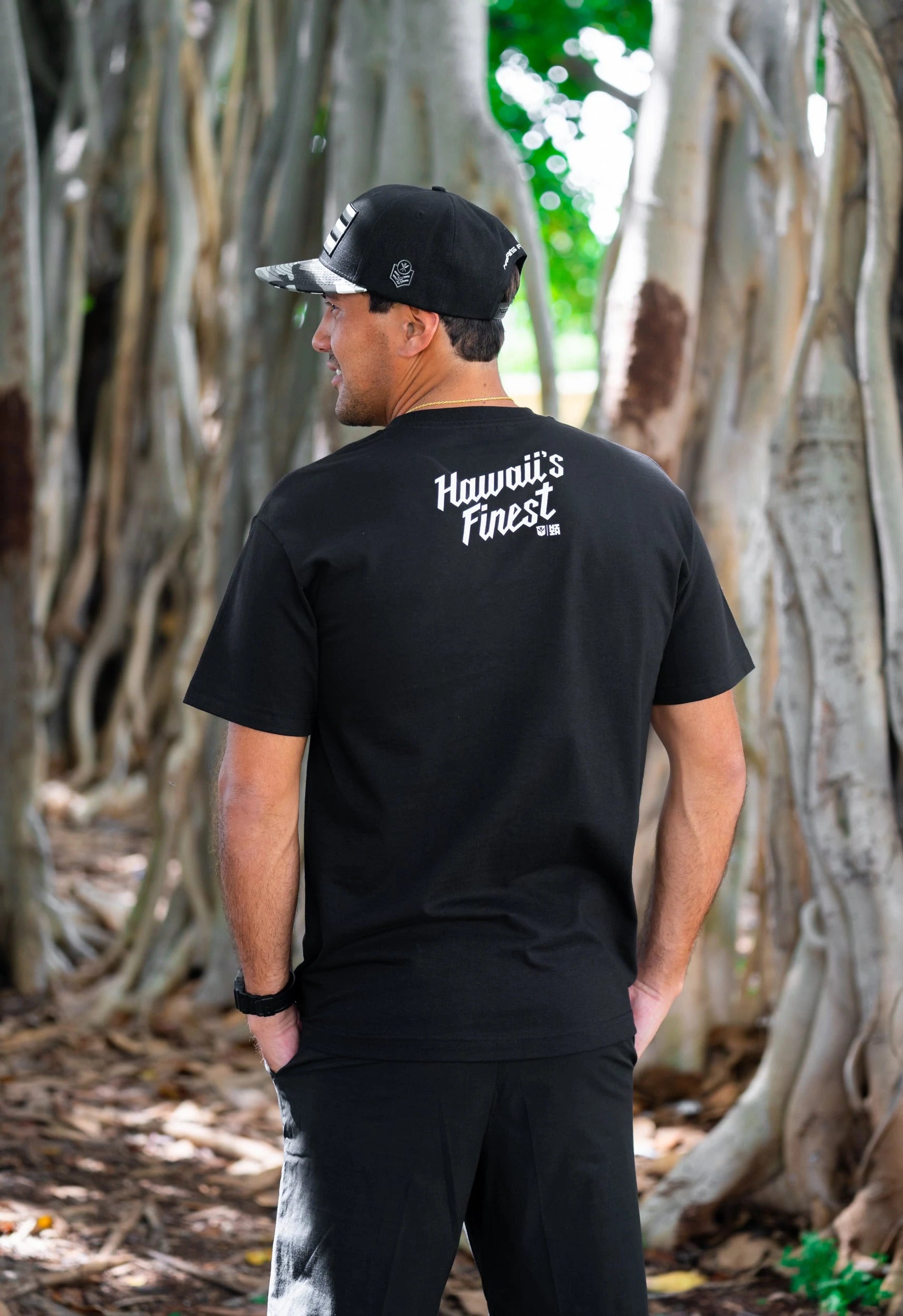 Men's Kamehameha Black T-Shirt