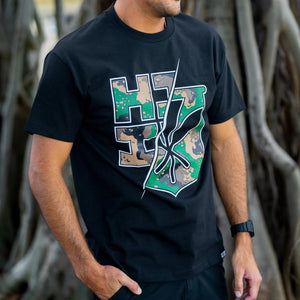 Men's Split Desert Green T-Shirt