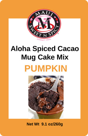 Aloha Spiced Cacao Mug Cake - Pumpkin