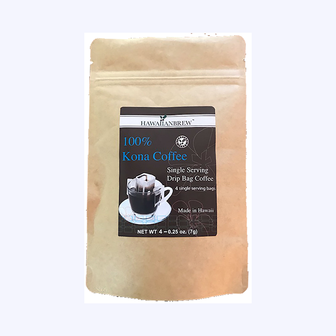 Pop-Up Mākeke - Hawaiian Brew - 100% Kona Coffee - Ground - Single Serve Drip Filters