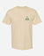 Pop-Up Mākeke - Aloha Aina Poi Co. - Poi Bag Label Men's Short Sleeve T-Shirt - Brown - Front View
