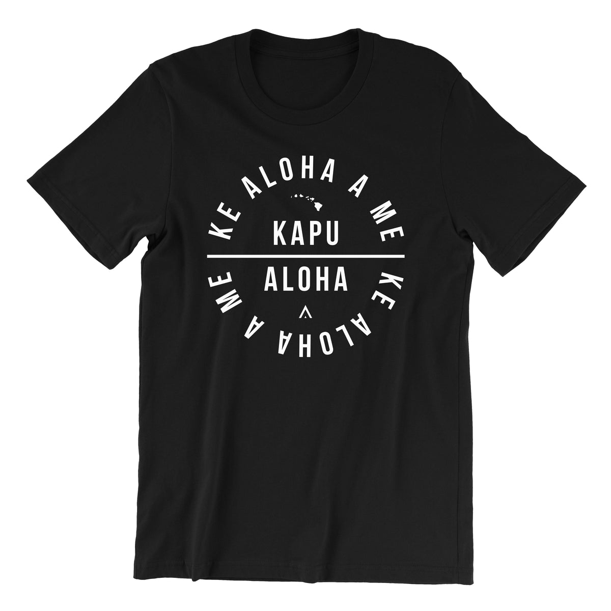 Pop-Up Mākeke - Aloha Ke Akua Clothing - Kapu Aloha Men&#39;s Short Sleeve T-Shirt - Black