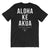 Pop-Up Mākeke - Aloha Ke Akua Clothing - Men's Short Sleeve T-Shirt - Black - Back View