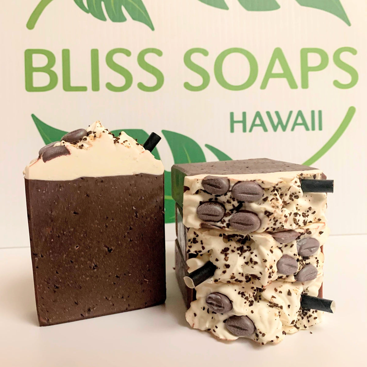 Pop-Up Mākeke - Bliss Soaps Hawaii - Kona Coffee Bath &amp; Body Bar Soap