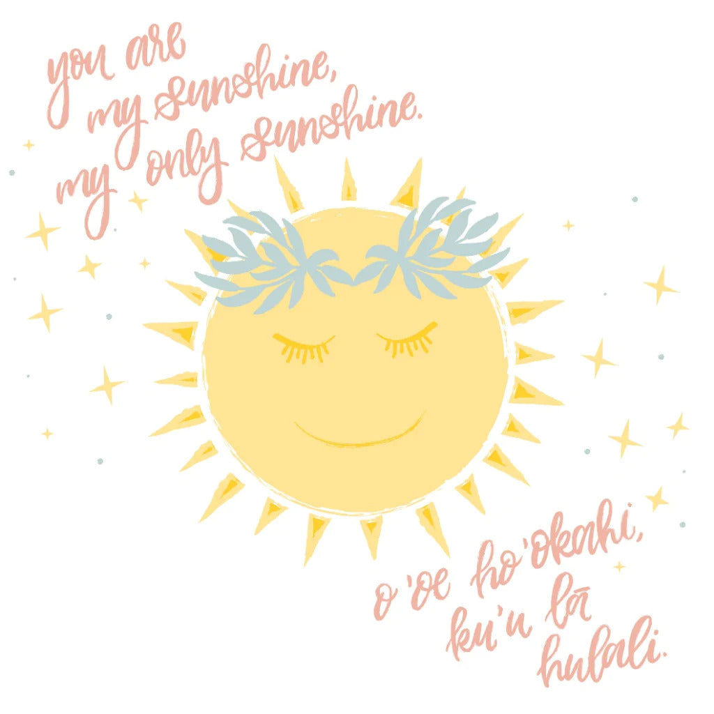 Pop-Up Mākeke - Coco Moon - "You Are My Sunshine" Baby Quilt