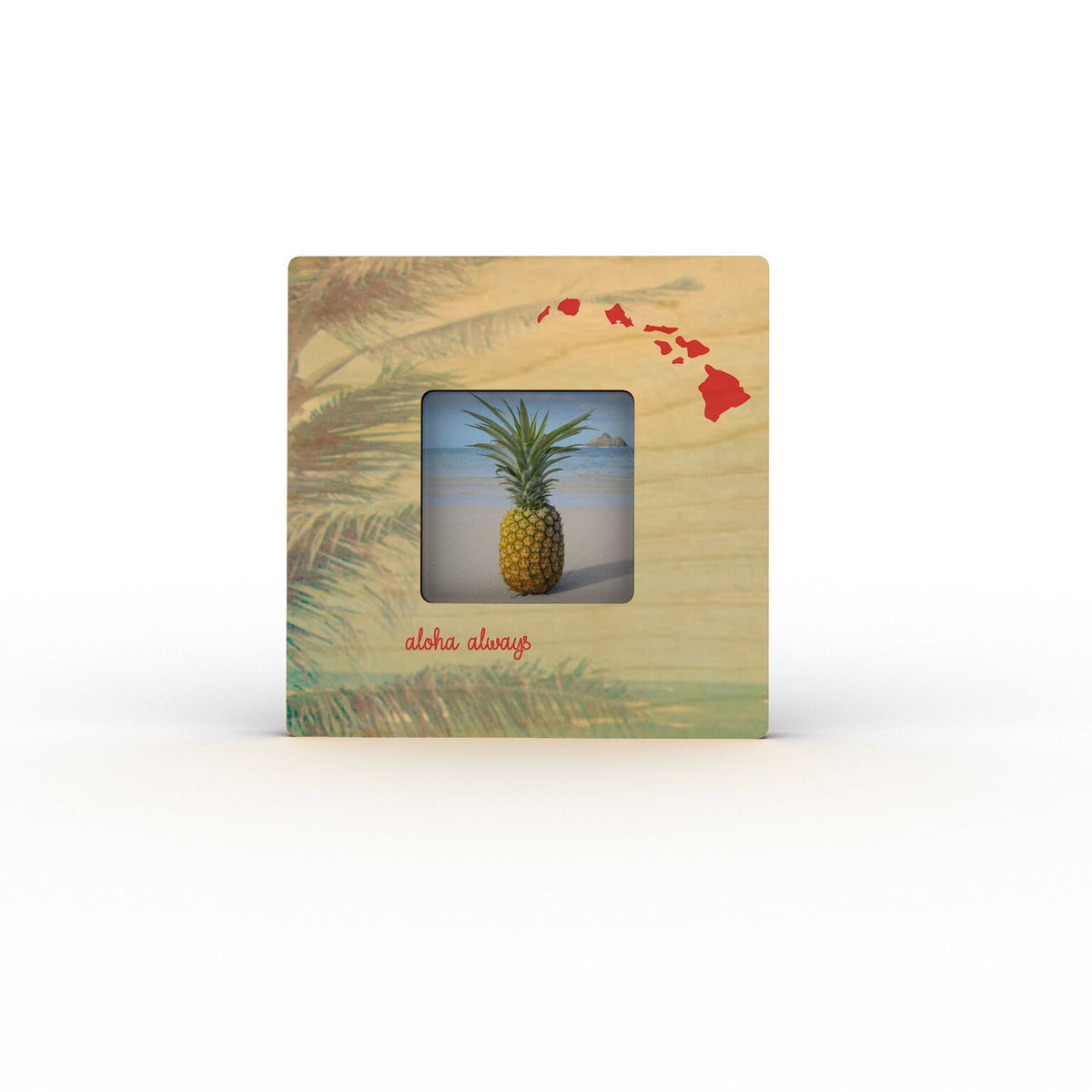 Pop-Up Mākeke - CocoNene - Palm Leaf Islands Mini Picture Frame