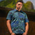 Pop-Up Mākeke - David Shepard Hawaii - Kamapuaʻa Blue Men's Aloha Shirt