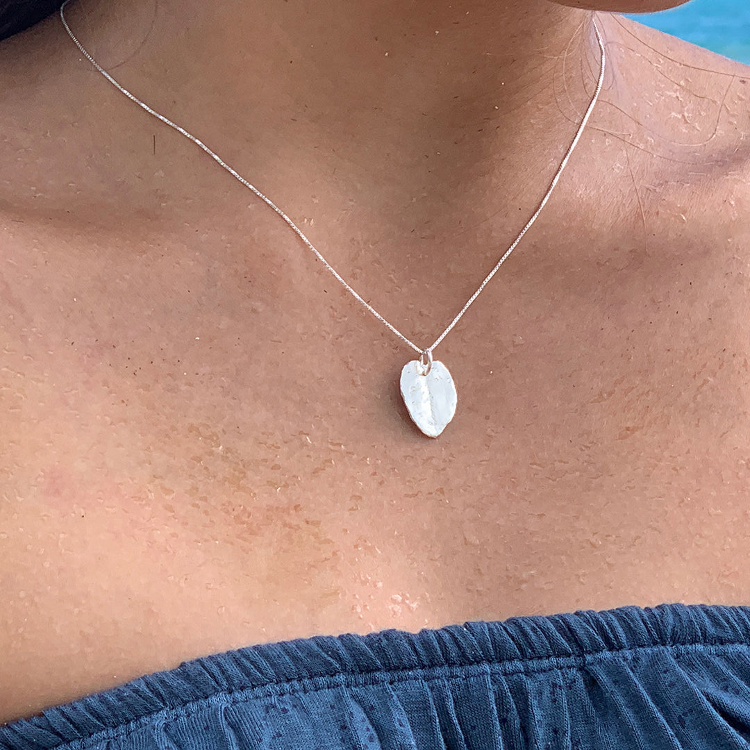 Pop-Up Mākeke - Debby Sato Designs - ʻŌhiʻa Love Sterling Silver Necklace