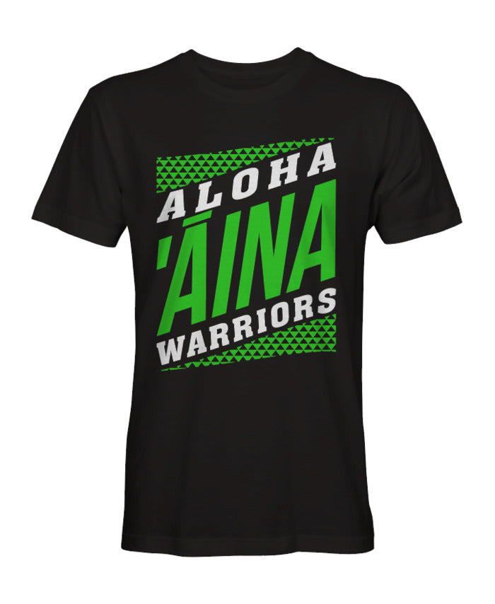 Pop-Up Mākeke - Hae Hawaii - Aloha ʻĀina Warriors Men's Short Sleeve T-Shirt - Front View