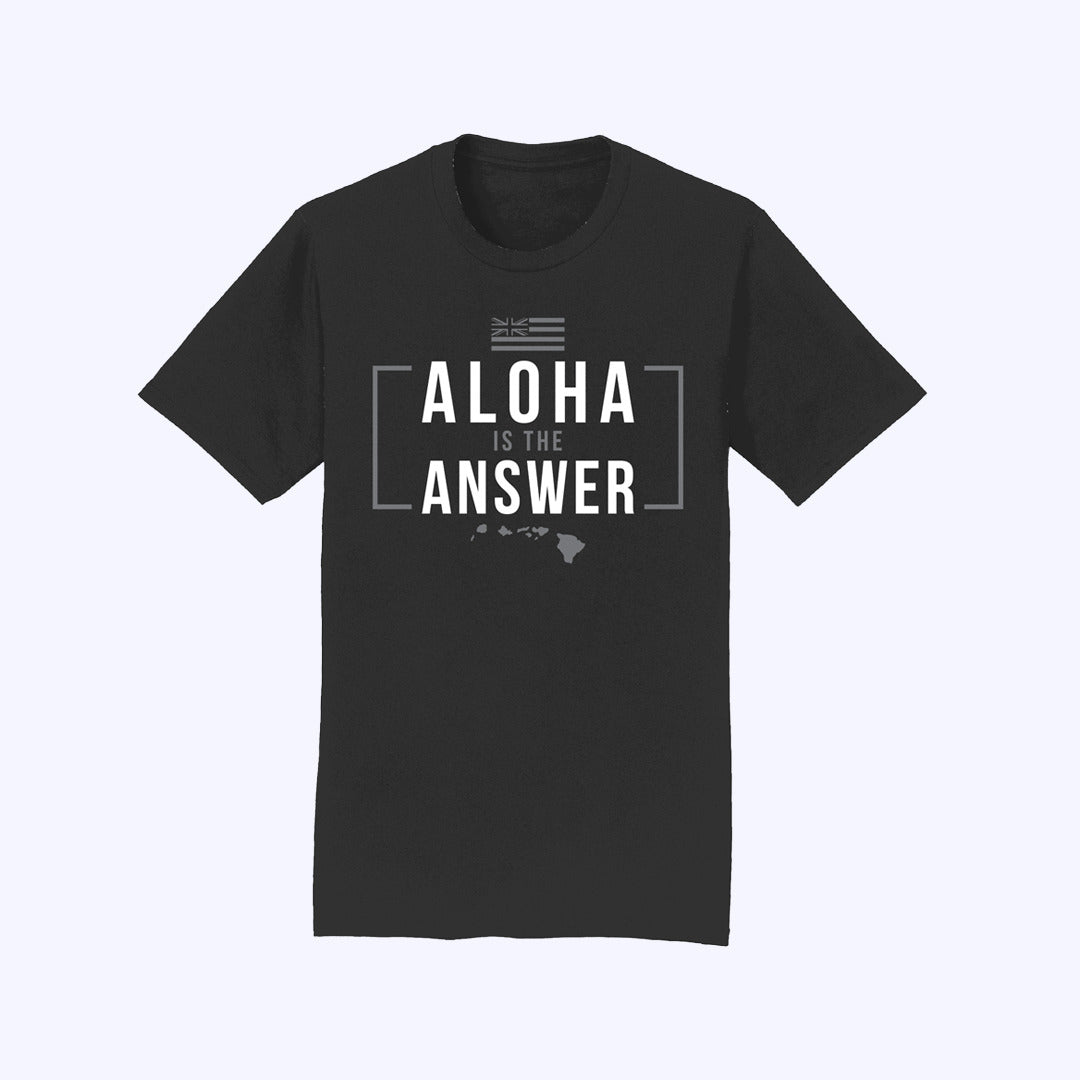 Pop-Up Mākeke - Hae Hawaii-WP - Aloha is the Answer Short Sleeve T-Shirt