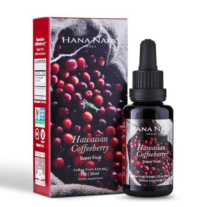 Pop-Up Mākeke - Hana Nai&#39;a - 100  Pure Hawaiian Coffeeberry Coffee Fruit Extract - With Box