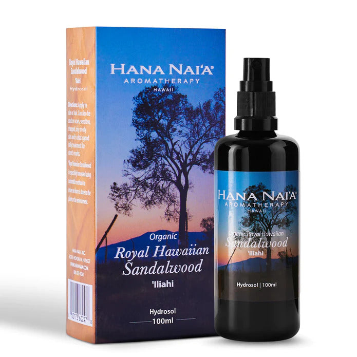 Pop-Up Mākeke - Hana Nai'a - Organic Hawaiian Sandalwood ('iliahi) Hydrosol - With Box