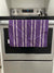 Pop-Up Mākeke - Laha'ole Designs - Pikake Lei Poni (Purple) Tea Towel