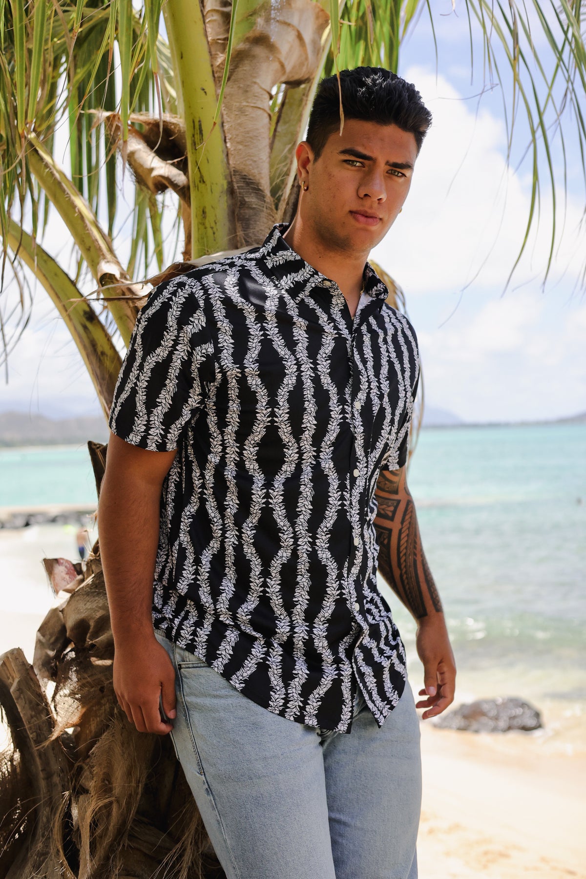 Pop-Up Mākeke - Lexbreezy Hawai&#39;i - Dri-Fit Men&#39;s Aloha Shirt