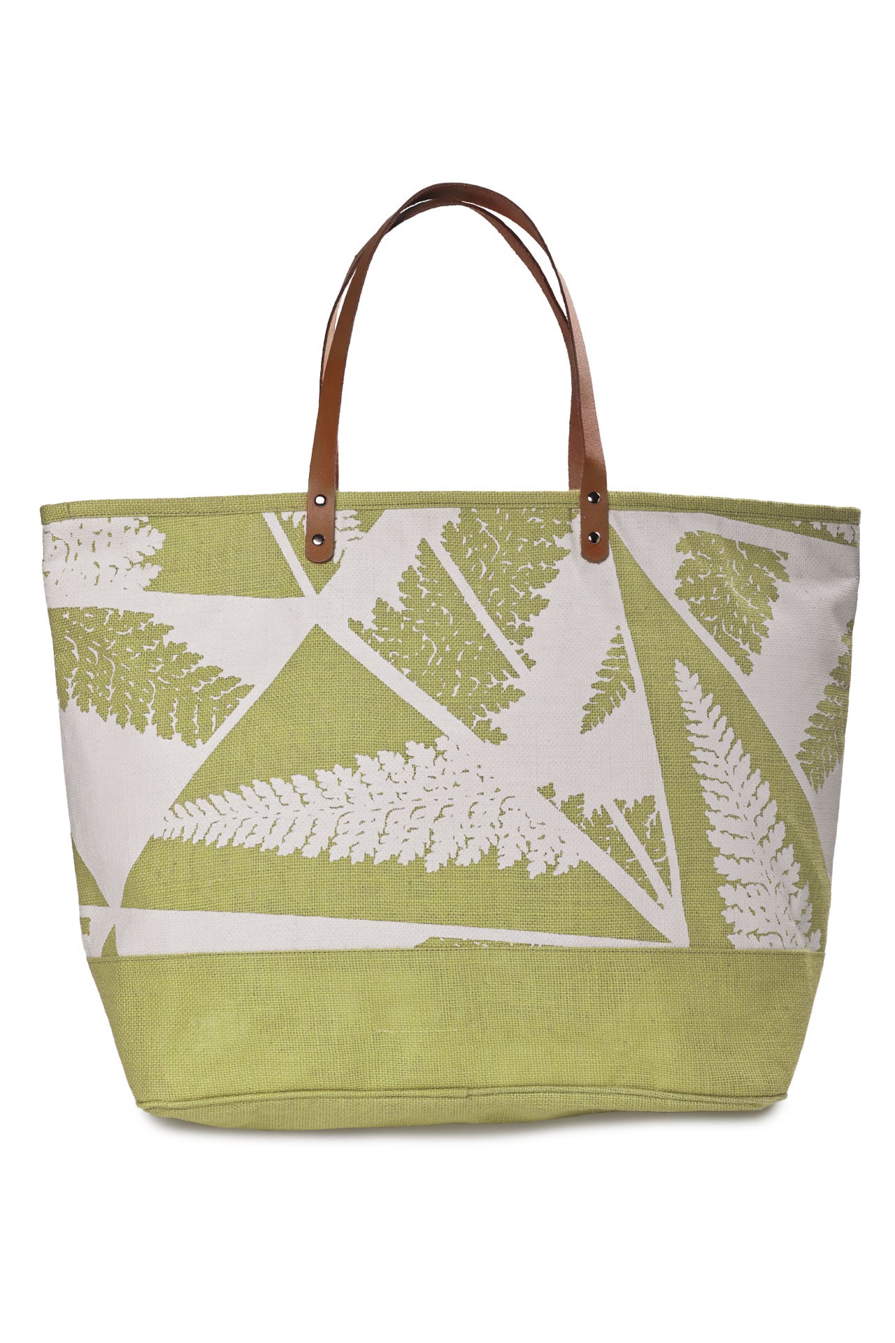 Pop-Up Mākeke - Manaola - Kahaone Tote Bag Set - Palapalai Abstract in Celadon Green