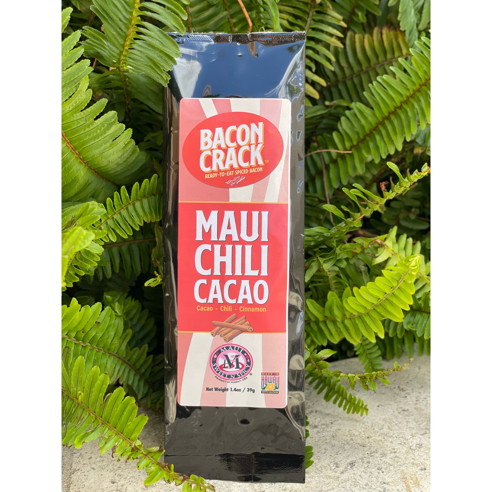 Pop-Up Mākeke - Maui SweetnSpicy - Bacon Crack Maui Chili Cacao - Cinnamon