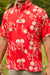 Pop-Up Mākeke - Nakeʻu Awai - Aweoweo Wana Pullover Aloha Shirt - Close Up