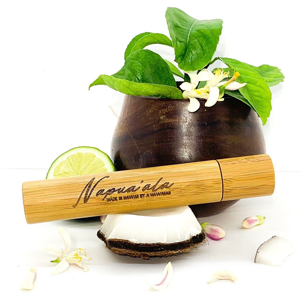 Pop-Up Mākeke - Napua&#39;ala - Coconut Verbena Bamboo Perfume Roll-On