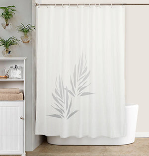 Pop-Up Mākeke - Noho Home - Kanu Polyester Shower Curtain - In Use