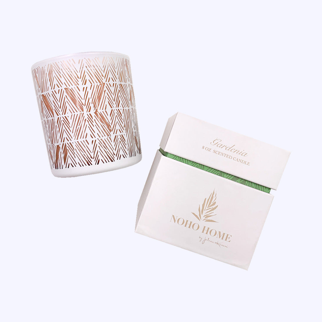 Pop-Up Mākeke - Noho Home - Soy Wax Candle - Gardenia Scent - With Box
