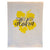 Pop-Up Mākeke - Sal Terrae - Flour Sack Kitchen Towel - Served with Aloha - Yellow Hibiscus - Front View