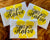 Pop-Up Mākeke - Sal Terrae - Flour Sack Kitchen Towel - Served with Aloha - Yellow Hibiscus